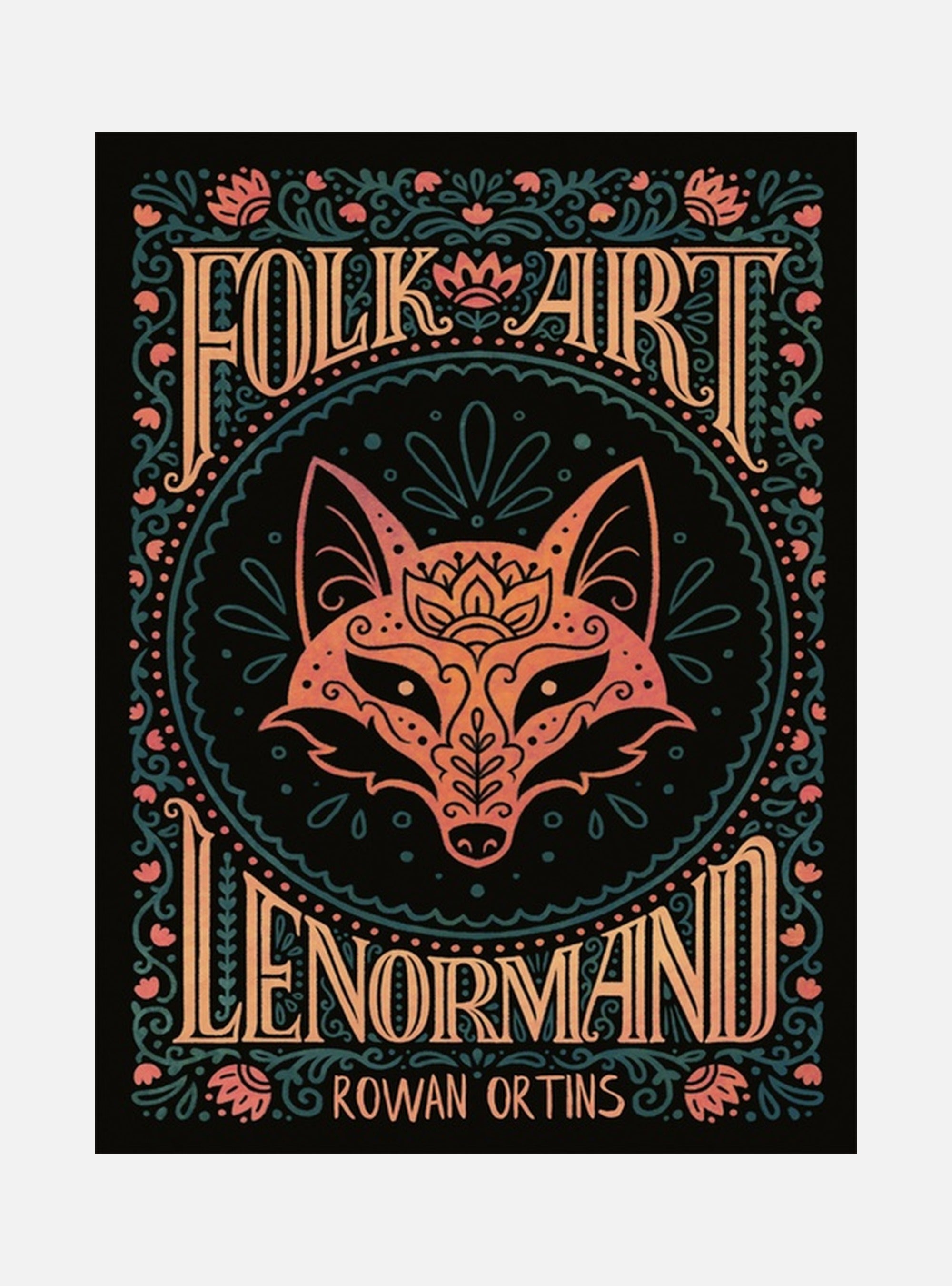 Folk Art Lenormand: Colorful 39-Card Divination Deck with 3 Extra Cards, 96-Page Illustrated Guidebook, Instructions for Learning to Read with Lenormand Cards