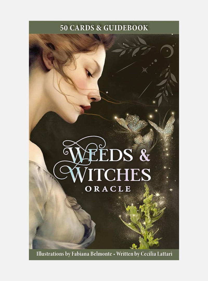 Weeds & Witches Oracle Deck: 50 Cards with Lush Collage-Style Art, Guiding Messages from Witches and Wildflowers, Includes 64-page Richly Illustrated Guidebook
