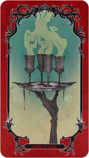 Horror Tiny Tarot Deck and Guidebook