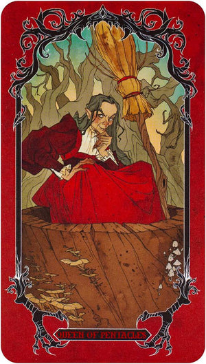Horror Tiny Tarot Deck and Guidebook