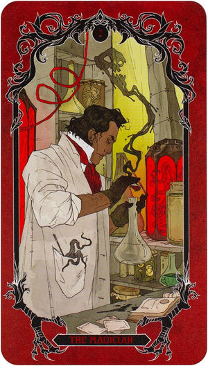 Horror Tiny Tarot Deck and Guidebook