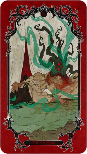 Horror Tiny Tarot Deck and Guidebook