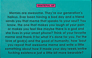 Grateful AF Deck