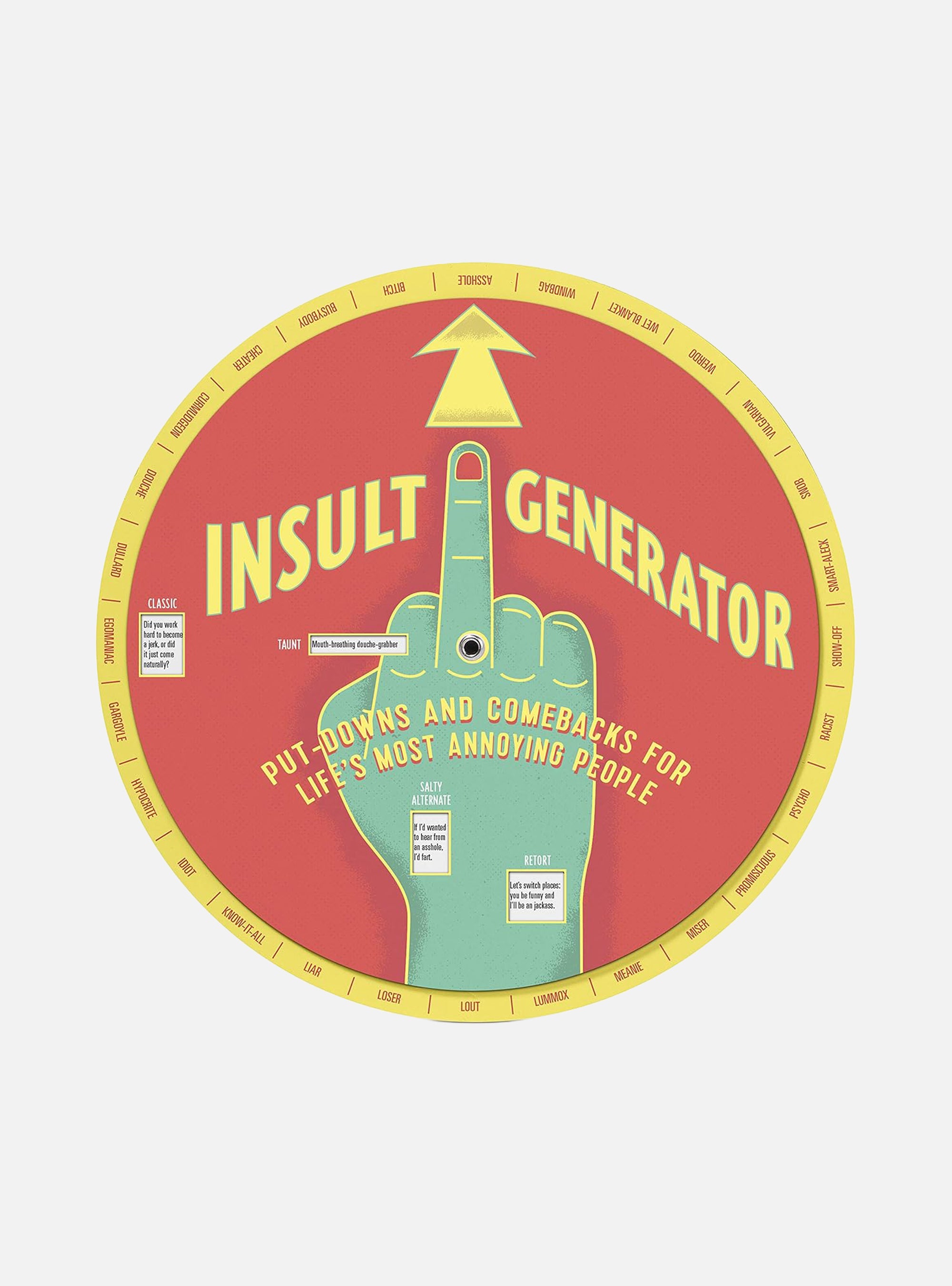 Insult Generator Wheel o' Wisdom