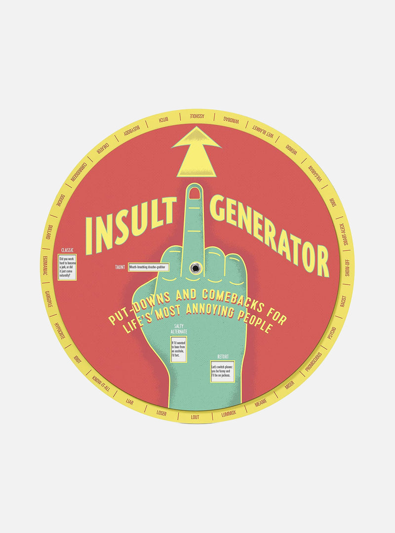 Insult Generator Wheel o' Wisdom