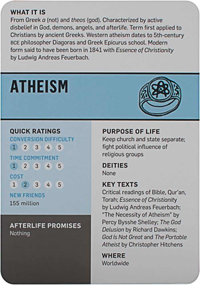 50 Religions that Might Save You Deck