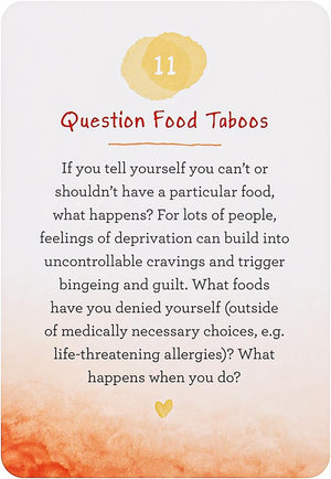 Intuitive Eating Card Deck: 50 Bite-Sized