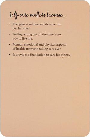 Restore, Recharge, Flourish: 52 Cards--Sel