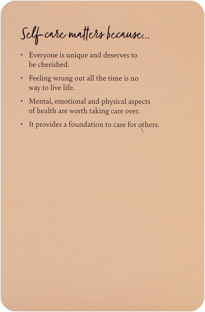 Restore, Recharge, Flourish: 52 Cards--Sel