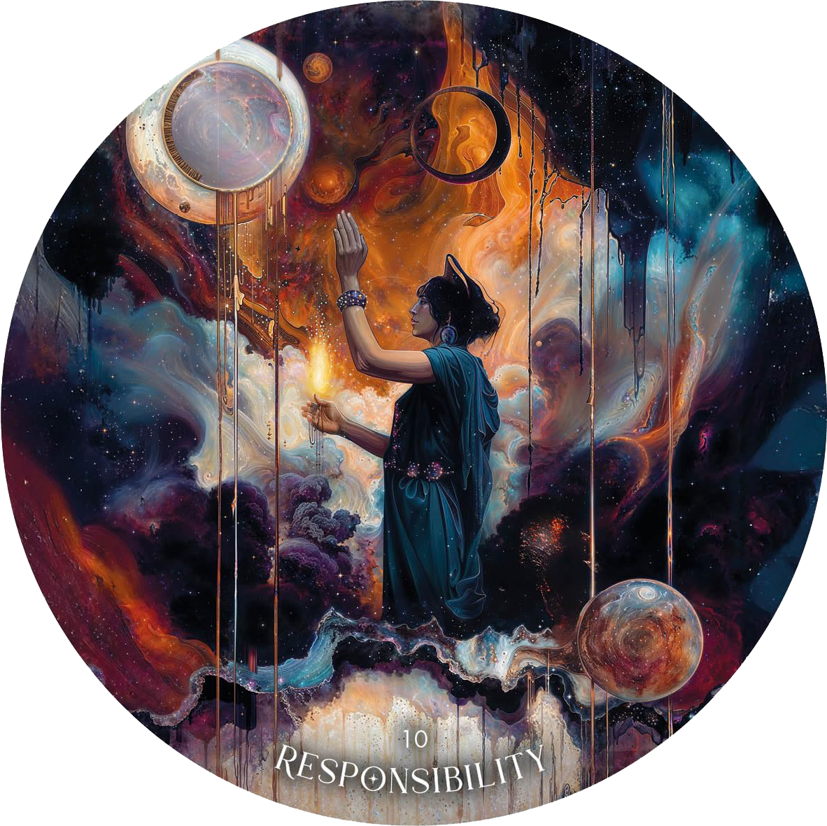 The Dark Moon Oracle: A 48-Card Deck and Guidebook from the creator of Moonology