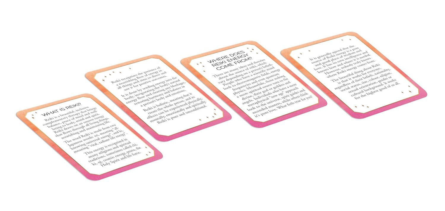 The Reiki Healing Card Deck: 52 Beautiful Cards and Booklet to Help You Reap the Benefits of a Healthier and Happier Life