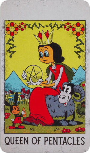 Mystical Medleys: A Vintage Cartoon Tarot