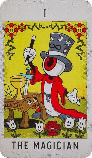 Mystical Medleys: A Vintage Cartoon Tarot