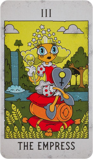 Mystical Medleys: A Vintage Cartoon Tarot