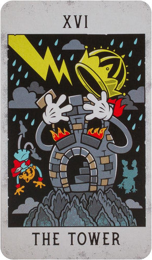 Mystical Medleys: A Vintage Cartoon Tarot