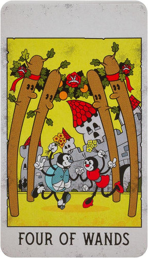 Mystical Medleys: A Vintage Cartoon Tarot