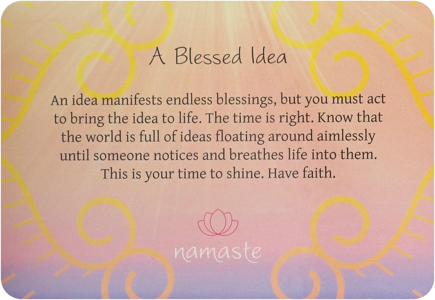 Namaste : Blessing & Divination Cards