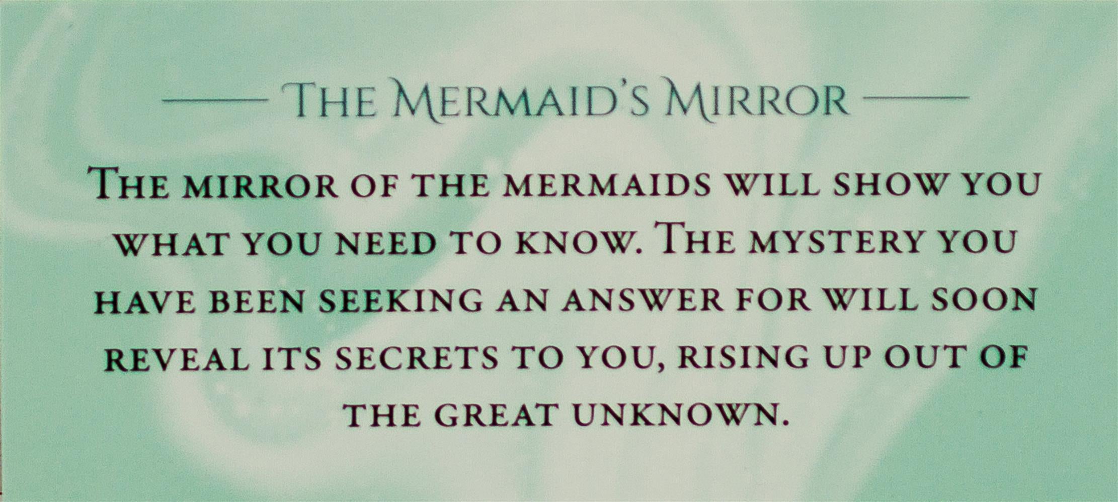 Magickal Messages From The Mermaids