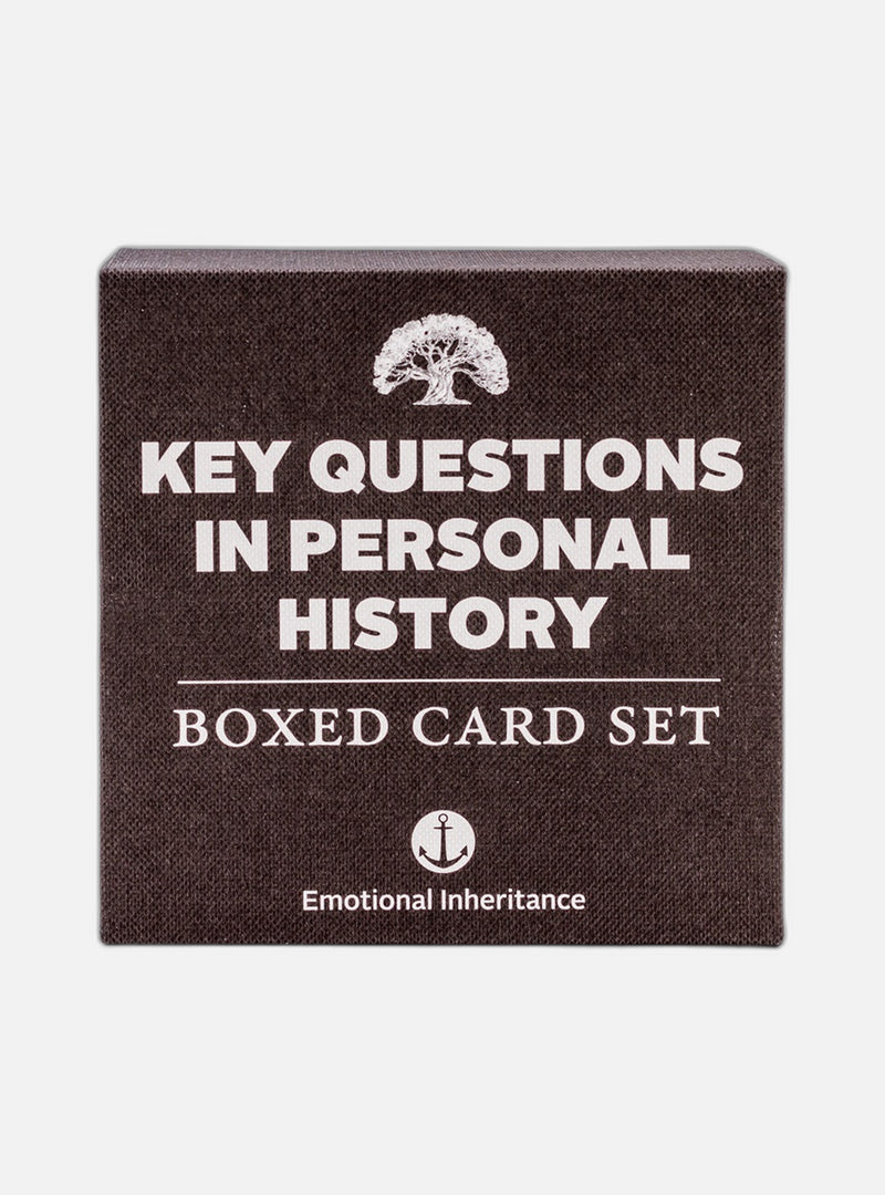 Key Questions In Personal History - Boxed Card Set