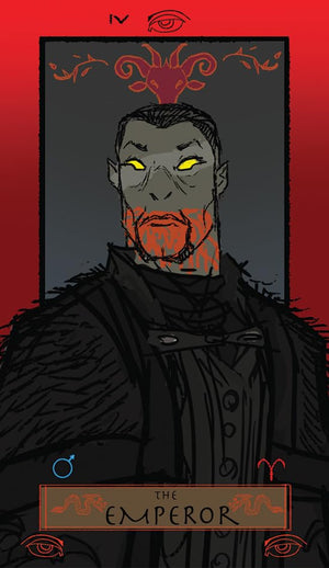 Dracula of Transylvania Tarot Card Set