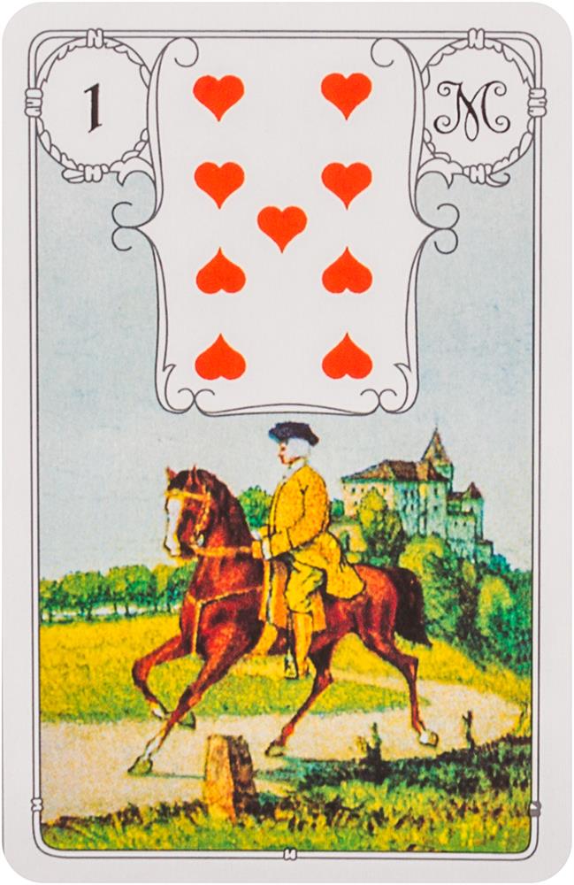 Lenormand Blue Owl Silver Edt