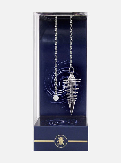 Deluxe Silver Spiral Pendulum