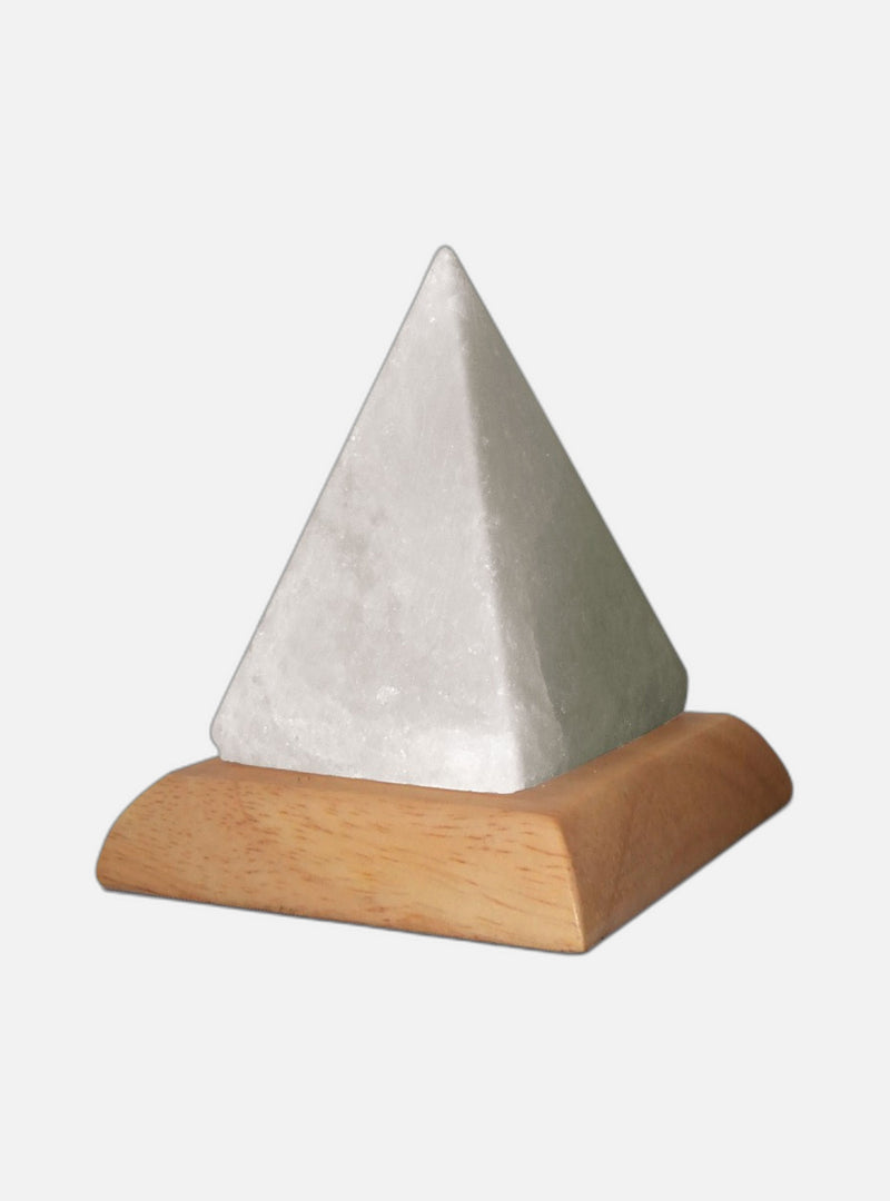 Pyramid Salt Lamp