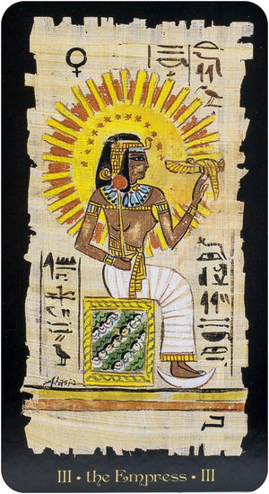 Egyptian Tarot Grand Trumps: 22 full colour cards & instruction booklet