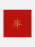 Tarot Cloth Sun Red
