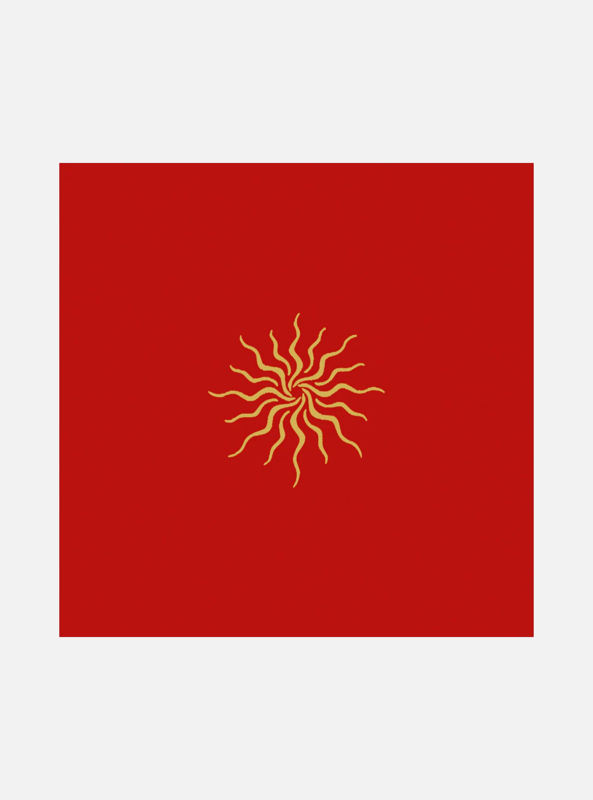 Tarot Cloth Sun Red