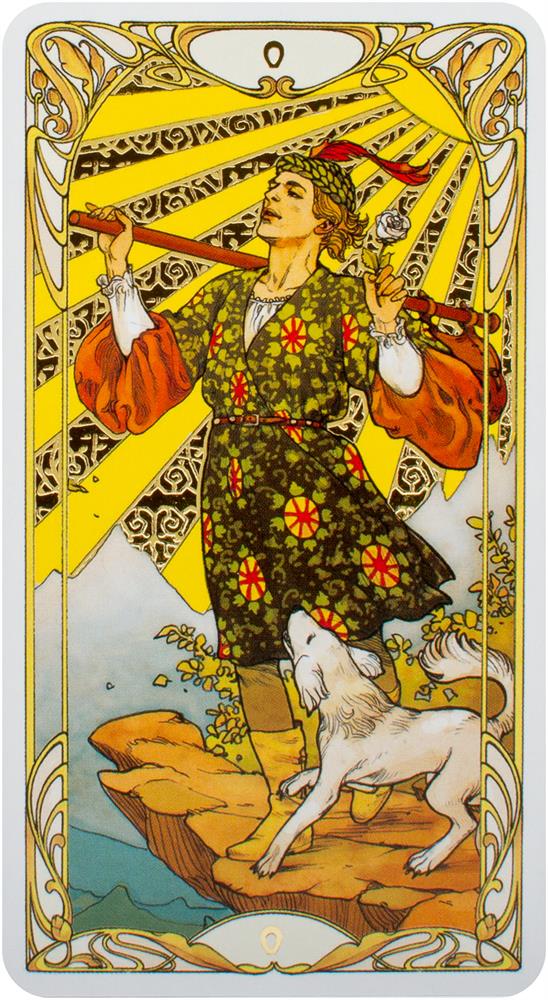 Golden Art Nouveau Tarot