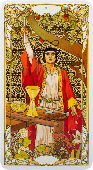 Golden Art Nouveau Tarot