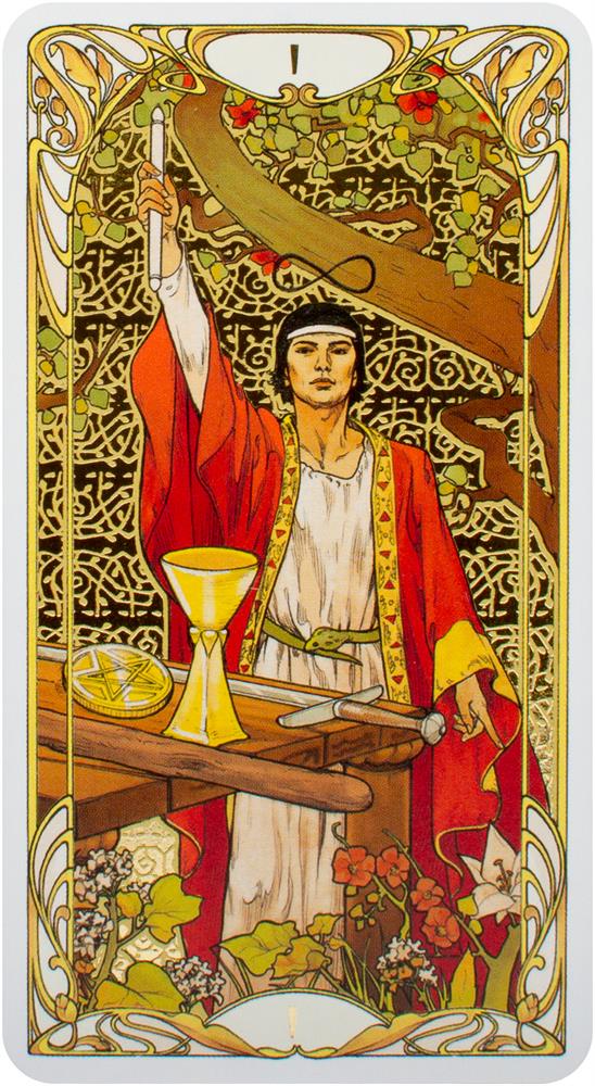 Golden Art Nouveau Tarot