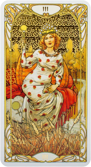 Golden Art Nouveau Tarot