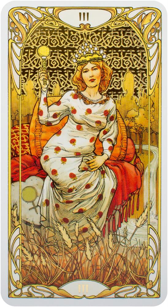 Golden Art Nouveau Tarot