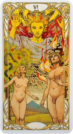Golden Art Nouveau Tarot