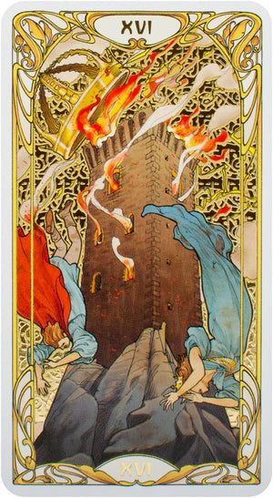 Golden Art Nouveau Tarot