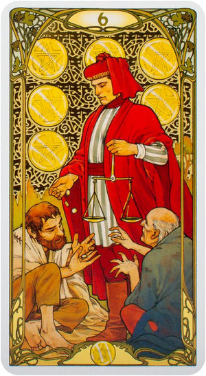 Golden Art Nouveau Tarot