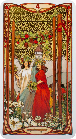 Golden Art Nouveau Tarot