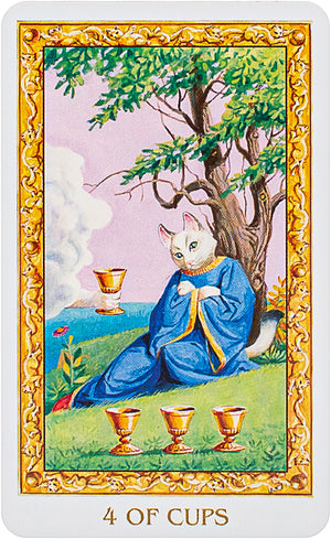 Mini Tarot White Cats (new edition)