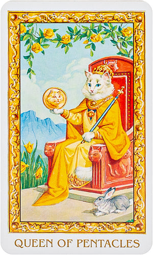 Mini Tarot White Cats (new edition)
