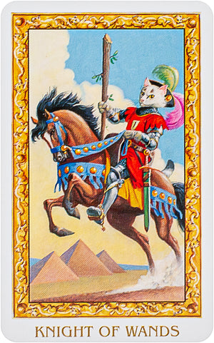 Mini Tarot White Cats (new edition)