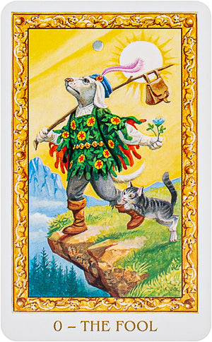 Mini Tarot White Cats (new edition)