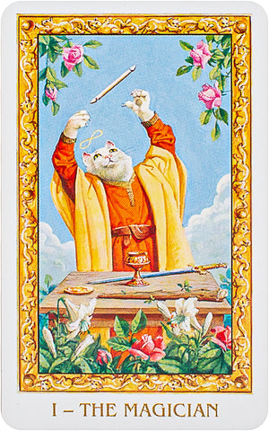 Mini Tarot White Cats (new edition)