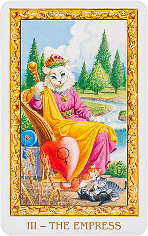 Mini Tarot White Cats (new edition)