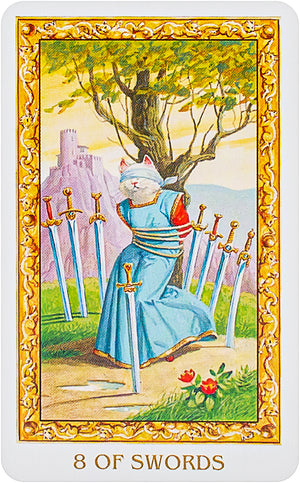 Mini Tarot White Cats (new edition)