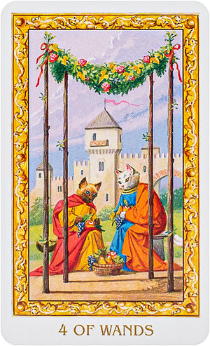 Mini Tarot White Cats (new edition)
