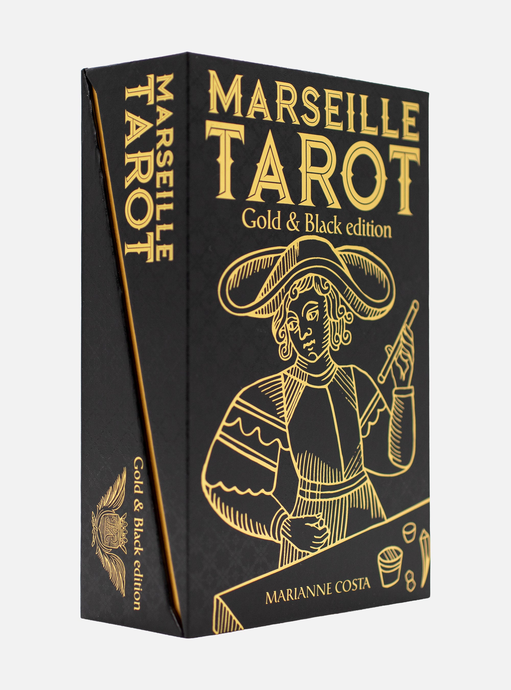 Tarot of Marseille Gold & Black Edition KIT