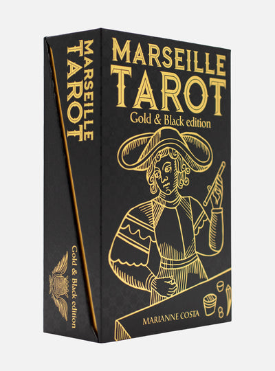 Tarot of Marseille Gold & Black Edition KIT