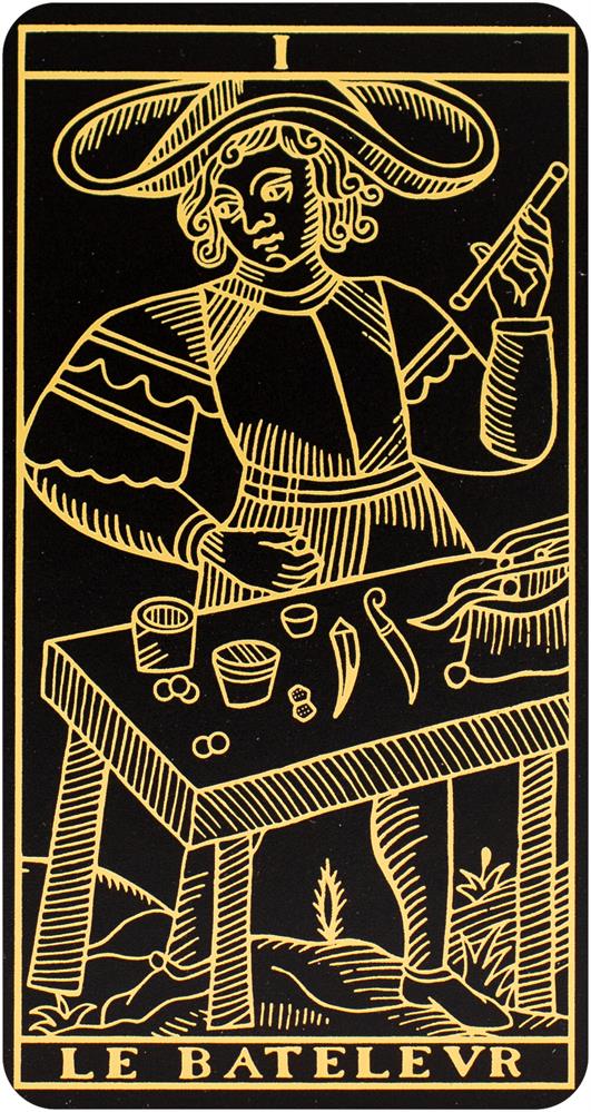 Tarot of Marseille Gold & Black Edition KIT